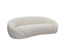 RAMON Καναπές 3θ - Σαλονιού - Καθιστικού, Ύφασμα Εκρού