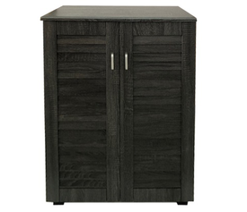 ΠΑΠΟΥΤΣΟΘΗΚΗ ΔΙΦΥΛΛΗ - 5 ΡΑΦΙΑ - ΑΕΡΙΖΟΜΕΝΗ ΠΛΑΤΗ 68x32xH84,5cm ΓΚΡΙ ΟΞΙΑ