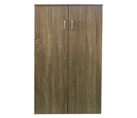 ΠΑΠΟΥΤΣΟΘΗΚΗ  ΜΕ ΔΥΟ ΠΟΡΤΕΣ - 6  ΡΑΦΙΑ ΑΠΟΘΗΚΕΥΣΗΣ - ΑΕΡΙΖΟΜΕΝΗ ΠΛΑΤΗ 60x32x122 εκ ΣΦΕΝΔΑΜΟΣ