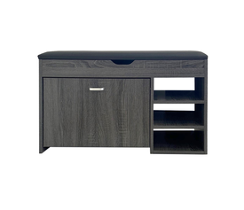 ΠΑΠΟΥΤΣΟΘΗΚΗ - ΣΚΑΜΠΟ 80x30xH49cm ΓΚΡΙ ΟΞΙΑ