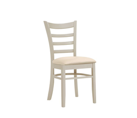 NATURALE Καρέκλα White Wash, Pu Εκρού