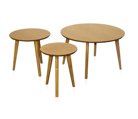 ΣΕΤ ΤΡΑΠΕΖΑΚΙΑ ΣΑΛΟΝΙΟΥ ΕΛΛΗΝΙΚΗΣ ΚΑΤΑΣΚΕΥΗΣ Φ80*48 BTP 642