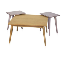 ΣΕΤ ΤΡΑΠΕΖΑΚΙΑ ΣΑΛΟΝΙΟΥ ΕΛΛΗΝΙΚΗΣ ΚΑΤΑΣΚΕΥΗΣ 80*80*46 BTP 644