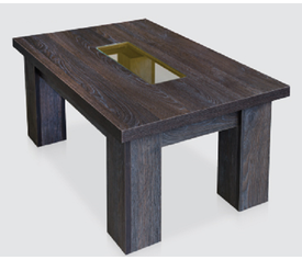 ΤΡΑΠΕΖI  ΒΤΡ 660 ΜΕΛΑΜΙΝΗ 100x50x40 WENGE