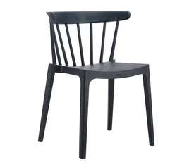 WEST Καρέκλα Κήπου - Βεράντας PP-UV Μαύρο