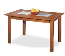 ΤΡΑΠΕΖΙ ΚΑΡΥΔΙ  ΕΠΕΚΤΕΙΝΟΜΕΝΟ ΞΥΛΙΝΟ ΟΞΥΑ ΕΛΛΗΝΙΚΗΣ ΚΑΤΑΣΚΕΥΗΣ 120x72(+30)x74cm BTP 333 