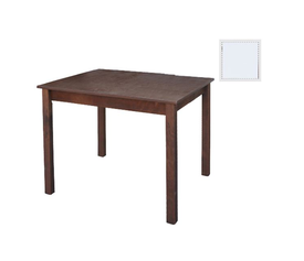 Ταβέρνας Τραπέζι Λυόμενο Οξιά - Κόντρα Πλακέ, Βαφή Εμποτισμού Λάκα Άσπρο