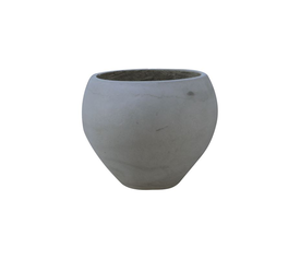 FLOWER POT-5 Cement Grey Φ32x26cm