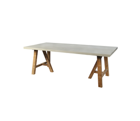 ERESOS ΤΡΑΠΕΖΙ CEMENT ΑΝΟΙΧΤΟ 200x100x76