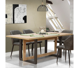 Τραπεζαρία CHICAGO Ελληνικής Κατασκευής LNA 200x100x75cm