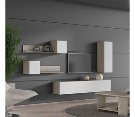 No6A Living Room Unit (Melamine/Lacquer) – Made in Greece