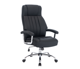 EXECUTIVE ΚΑΡΕΚΛΑ ΓΡΑΦΕΙΟΥ ΜΑΥΡΟ ΧΡΩΜΙΟ 65x70x123