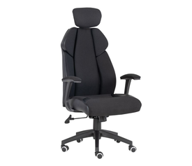 BF8300 Πολυθρόνα Γραφείου Διευθυντή, Microfiber Μαύρο PU Μαύρο