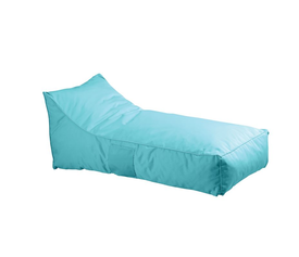 TACO Πουφ Ξαπλώστρα Ανάκλιντρο, 100% Αδιάβροχο Ύφασμα Γαλάζιο