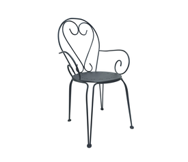 Πολυθρόνα Paris Μαύρο 51.5 x 52 x 91.5