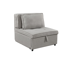 SLEEP ΠΟΛΥΘΡΟΝΑ ΚΡΕΒΑΤΙ ΓΚΡΙ 78x87x80cm