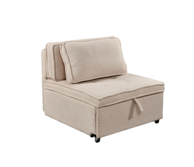 SLEEP ΠΟΛΥΘΡΟΝΑ ΚΡΕΒΑΤΙ OFF WHITE 78x87x80cm