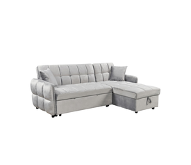 CROSSOVER ΚΑΝΑΠΕΣ ΚΡΕΒΑΤΙ ΓΩΝΙΑ ΑΝΑΣΤΡΕΨΙΜΗ ΓΚΡΙ ΑΝΟΙΧΤΟ 213x145x83