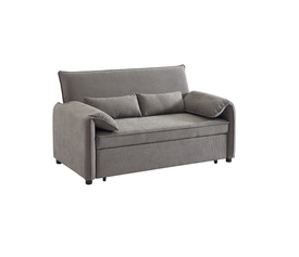 RUBIK ΚΑΝΑΠΕΣ ΚΡΕΒΑΤΙ 3ΘΕΣΙΟΣ ΓΚΡΙ 161x84x92cm