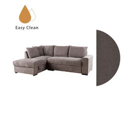 BILL ΚΑΝΑΠΕΣ ΚΡΕΒΑΤΙ ΓΩΝΙΑ ΑΡΙΣΤΕΡΗ TAUPE 241x173x94