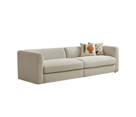 ALBA ΚΑΝΑΠΕΣ 3ΘΕΣΙΟΣ OFF WHITE 256x88x70cm