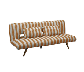 LA SPEZIA ΚΑΝΑΠΕΣ ΚΡΕΒΑΤΙ 3ΘΕΣΙΟΣ OFF WHITE TERRACOTTA 188x81x88cm