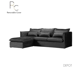 ONE ONLY ΚΑΝΑΠΕΣ ΓΩΝΙΑ ΑΡΙΣΤΕΡΗ ΓΚΡΙ 258x180x90