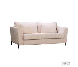 COCOON ΚΑΝΑΠΕΣ ΚΡΕΒΑΤΙ 3ΘΕΣΙΟΣ BEIGE LINCOLN 03 208x94x92cm