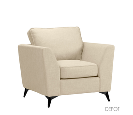 Boel Πολυθρόνα Beige Bergamo 24 96x86x92cm