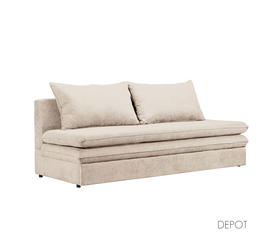 GIRASOLE ΚΑΝΑΠΕΣ ΚΡΕΒΑΤΙ 3ΘΕΣΙΟΣ BEIGE ASTI 1 200x87x90cm