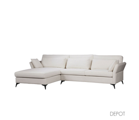 PARFAIT ΚΑΝΑΠΕΣ ΓΩΝΙΑ ΑΡΙΣΤΕΡΗ BEIGE LEGASY 15 307x185x92cm