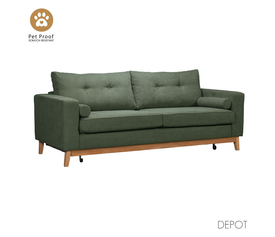 LUSSO ΚΑΝΑΠΕΣ ΚΡΕΒΑΤΙ 3ΘΕΣΙΟΣ ΛΑΔΙ LINO 77 218x85x87cm