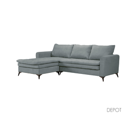 SCANDALO ΚΑΝΑΠΕΣ ΓΩΝΙΑ ΑΝΑΣΤΡΕΨΙΜΗ ΓΚΡΙ ASTI 13 265x188x99cm
