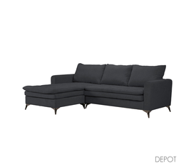 SCANDALO ΚΑΝΑΠΕΣ ΓΩΝΙΑ ΑΝΑΣΤΡΕΨΙΜΗ ΑΝΘΡΑΚΙ ASTI 15 265x188x99cm