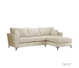 Boel καναπές γωνία δεξιά beige LINCOLN D 03 280x170x92cm