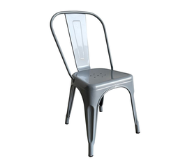 RELIX Καρέκλα Στοιβαζόμενη, Μέταλλο Βαφή Γκρι