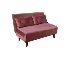 FALCON ΚΑΝΑΠΕΣ ΚΡΕΒΑΤΙ 2ΘΕΣΙΟΣ ΑΝΑΔΙΠΛΟΥΜΕΝΟΣ DUSTY PINK 121x90x80