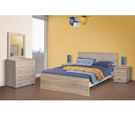 ΣΕΤ ΚΡΕΒΑΤΟΚΑΜΑΡΑΣ ΒΤΡ 724 ΓΙΑ ΣΤΡΩΜΑ 150Χ200 ΜΕΛΑΜΙΝΗ ΣΟΝΟΜΑ