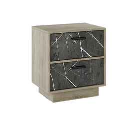 IMAGE ΚΟΜΟΔΙΝΟ 2ΣΥΡΤΑΡΙΑ SONOMA ΣΚΟΥΡΟ ΠΕΤΡΑ 50x36x55