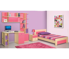 ΣΕΤ ΚΡΕΒΑΤΟΚΑΜΑΡΑΣ ΒΤΡ 736 ΓΙΑ ΣΤΡΩΜΑ 90Χ190 ΡΟΖ