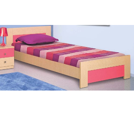 ΚΡΕΒΑΤΙ ΒΤΡ 737 ΓΙΑ ΣΤΡΩΜΑ 90/110/140Χ200 ΡΟΖ