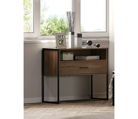 KPS/ K06 Τουαλέτα ΔΟΥΚΑΣ με 1 Συρτάρι Ξύλο-Μέταλλο 90x40x76εκ