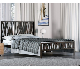 KPS/ FOREST ΚΡΕΒΑΤΙ ΜΕΤΑΛΛΙΚΟ ΔΙΠΛΟ ΕΛΛΗΝΙΚΗΣ ΚΑΤΑΣΚΕΥΗΣ ΓΙΑ ΣΤΡΩΜΑ 160Χ200 ΕΚ