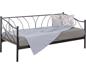 KPS/  ΔΑΦΝΗ ΚΡΕΒΑΤΙ-ΚΑΝΑΠΕΣ ΜΕΤΑΛΛΙΚΟ ΕΛΛΗΝΙΚΗΣ ΚΑΤΑΣΚΕΥΗΣ ΓΙΑ ΣΤΡΩΜΑ 90Χ200 ΕΚ