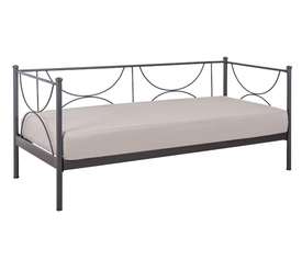 KPS/ ΡΟΖΑ ΚΡΕΒΑΤΙ-ΚΑΝΑΠΕΣ ΜΕΤΑΛΛΙΚΟ ΜΟΝΟ ΕΛΛΗΝΙΚΗΣ ΚΑΤΑΣΚΕΥΗΣ ΓΙΑ ΣΤΡΩΜΑ 90Χ200 ΕΚ