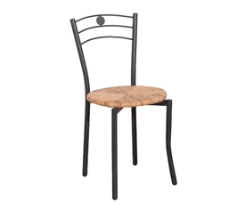 KPS/ ΑΡΕΤΗ ΚΑΡΕΚΛΑ ΜΕΤΑΛΛΙΚΗ ΜΕ ΦΥΣΙΚΗ ΨΑΘΑ ΕΞΩΤΕΡΙΚΟΥ ΧΩΡΟΥ 43*40*90cm