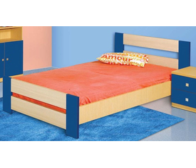 ΚΡΕΒΑΤΙ ΒΤΡ 738 ΓΙΑ ΣΤΡΩΜΑ 90/110/140Χ200 ΜΠΛΕ