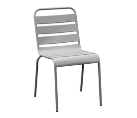 BRIO Καρέκλα-Pro Στοιβαζόμενη Μέταλλο Βαφή Cool Grey 4C
