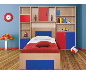 ΣΕΤ ΚΡΕΒΑΤΟΚΑΜΑΡΑΣ ΒΤΡ 739 ΓΙΑ ΣΤΡΩΜΑ 90Χ190 ΚΟΚΚΙΝΟ/ΜΠΛΕ