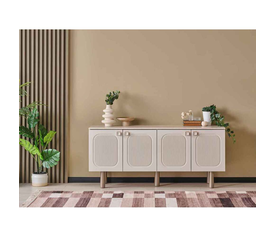 Yuva Wooden Display Cabinet 180x50x80 cm